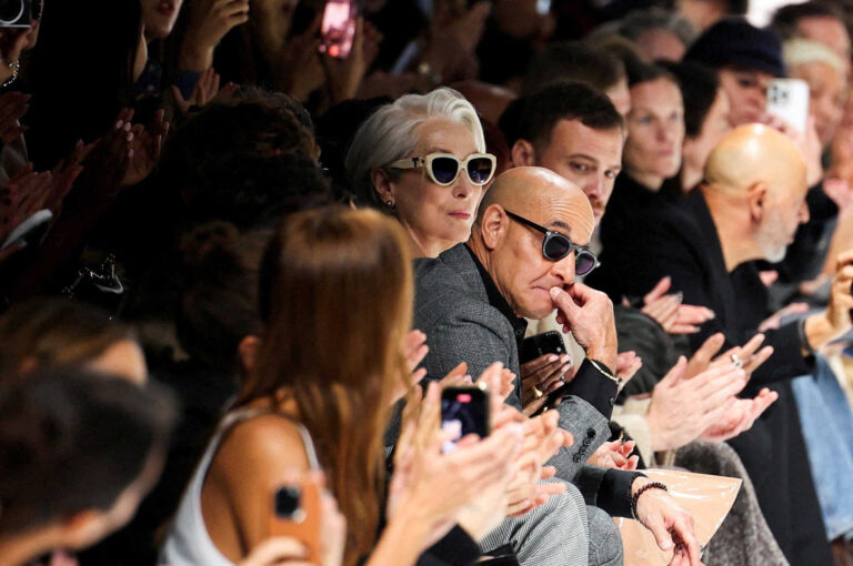 Meryl Streep as Miranda Preistley at the Dolce & Gabbana show at Milan fashion week. Photo courtesy: Claudia Greco/Reuters via Facebook
