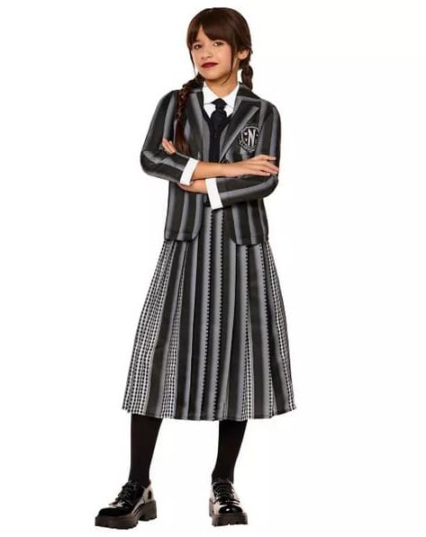 Wednesday Addams Costume Courtesy of Spirit Halloween
