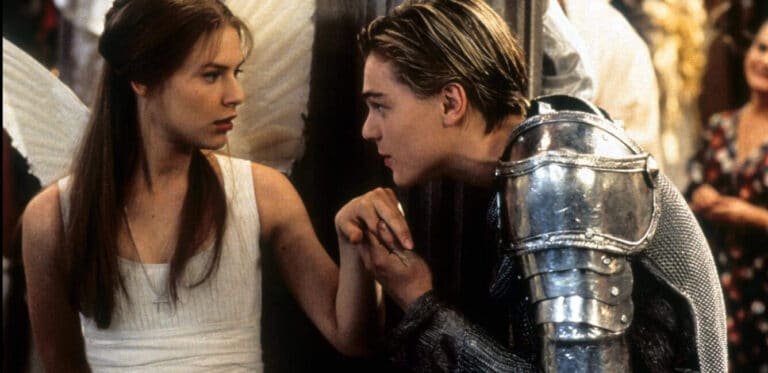 Leonardo DiCaprio and Claire Danes in Baz Luhrmann's 'Romeo and Juliet'. Photo courtesy of 20th Century Fox