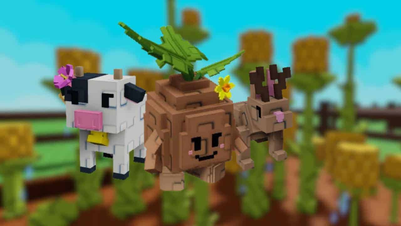 Minecraft grow a garden sprout eggs pets