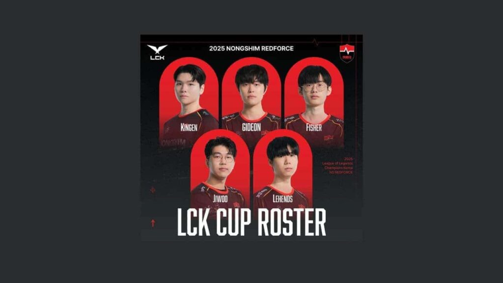 Nongshim LCK 2025 roster