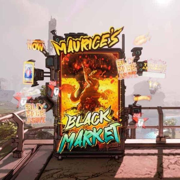 Maurice's Black Market vending machine in Borderlands 4
