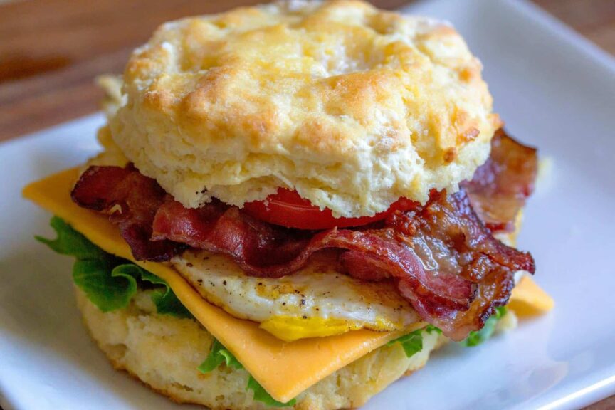 fast-food breakfast sandwiches