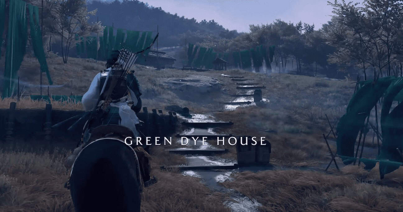 Ghost of Yotei, Dye Merchants, Green Dye Merchant