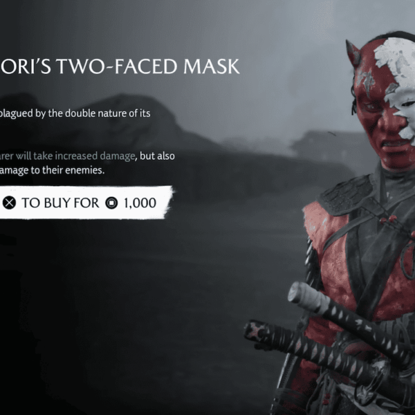 Ghost of Yotei, Dye Merchants, Kanemori's Two-Faced Mask