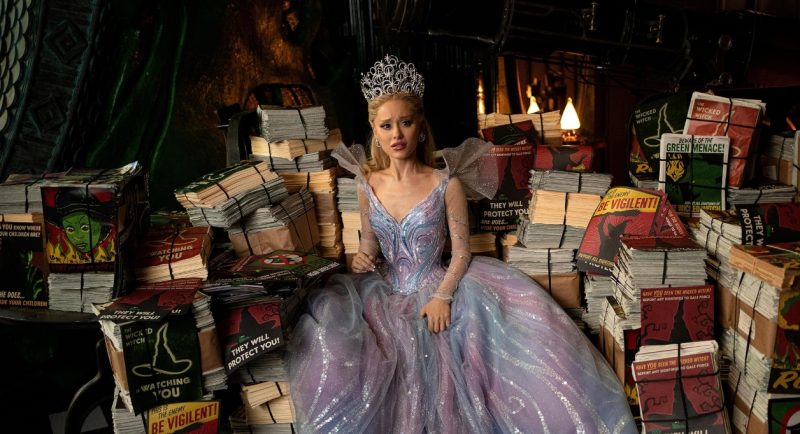 Ariana Grande in Wicked: For Good. Photo courtesy: Giles Keyte via Universal Studios