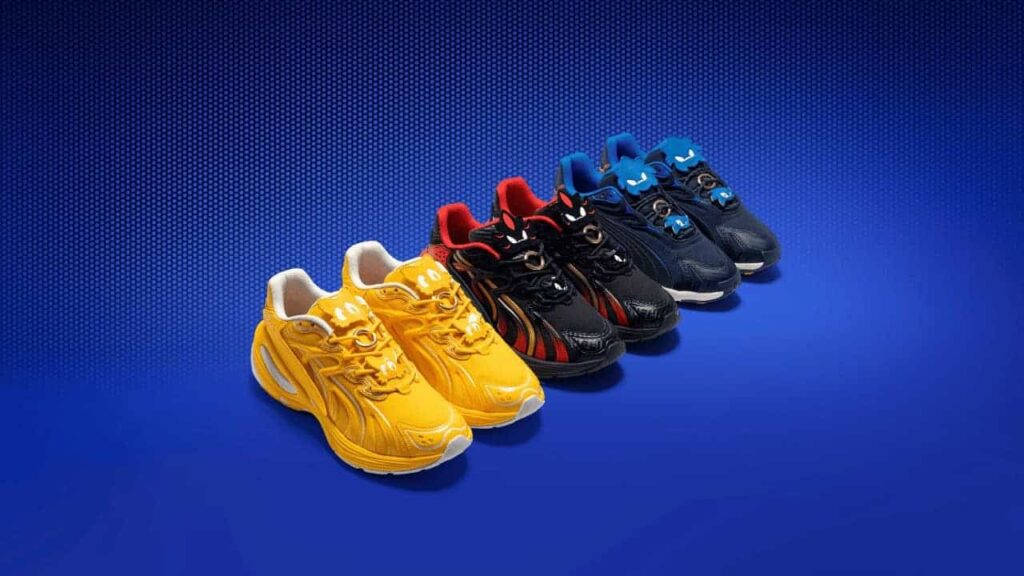 Sonic Racing and Puma Collaboration