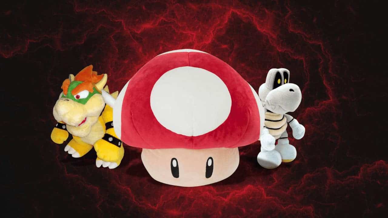 Nintendo Mario plushies