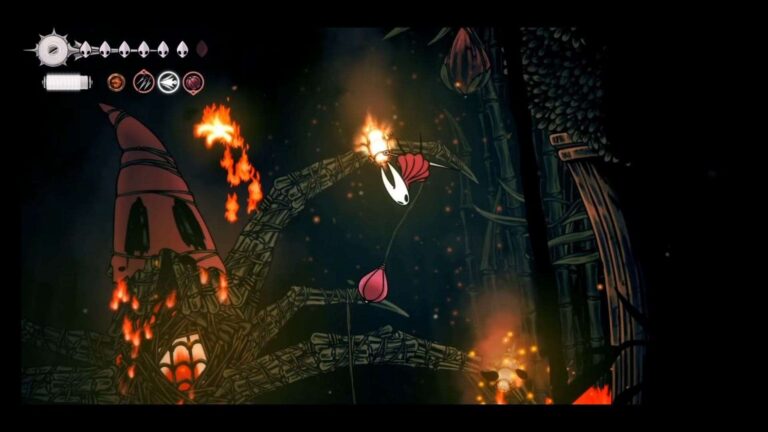 father of flame boss fight, Silksong