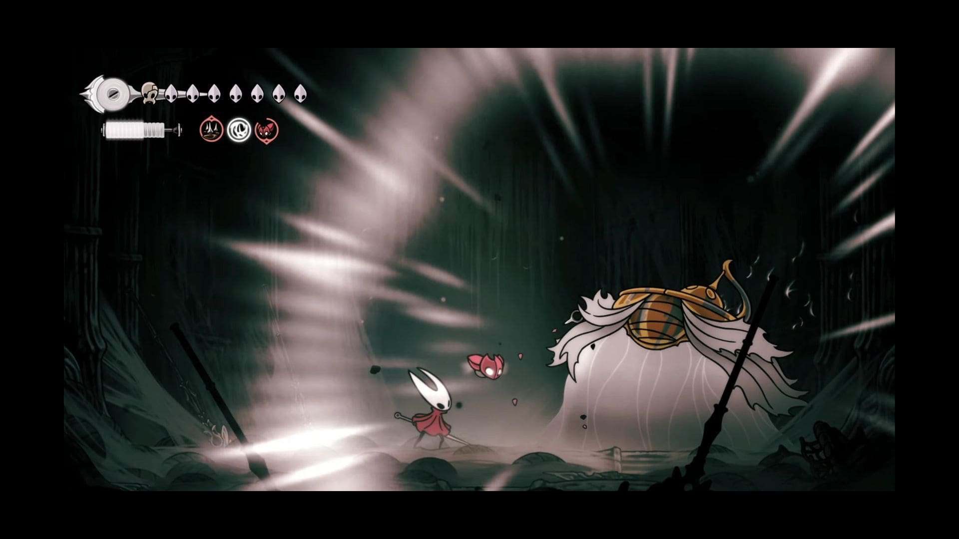 the Unravelled boss fight, Silksong