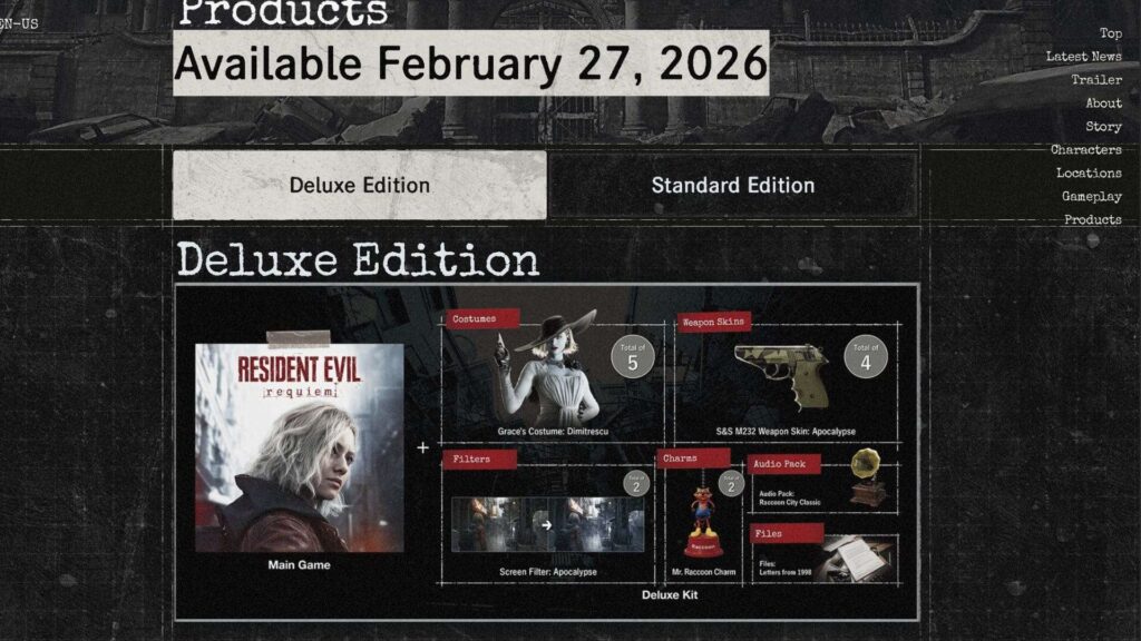 Resident Evil Requiem Deluxe Edition Lady Dimitrescu costume