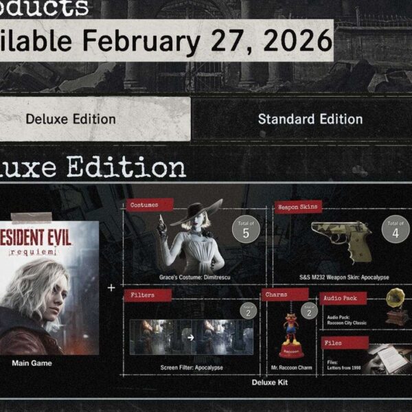 Resident Evil Requiem Deluxe Edition Lady Dimitrescu costume