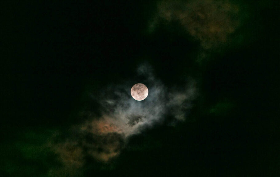 photo of full moon, Samhain