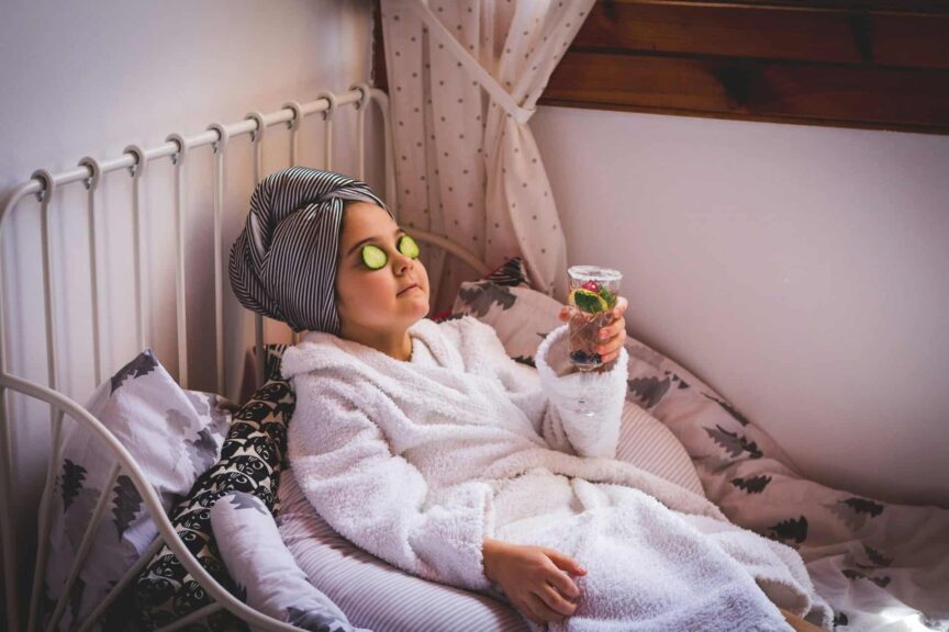 at-home spa day