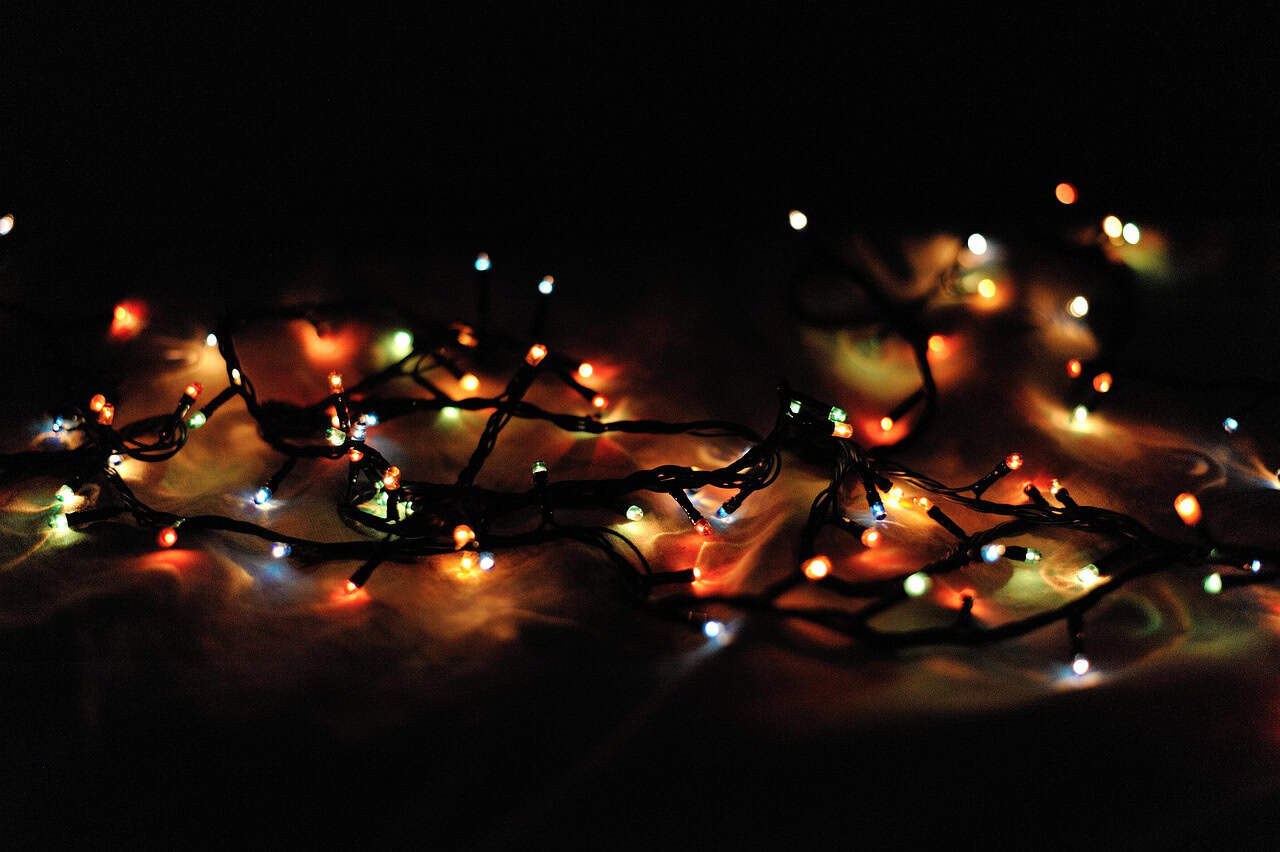garland, new year, decoration, lights, night, garland, garland, garland, garland, garland