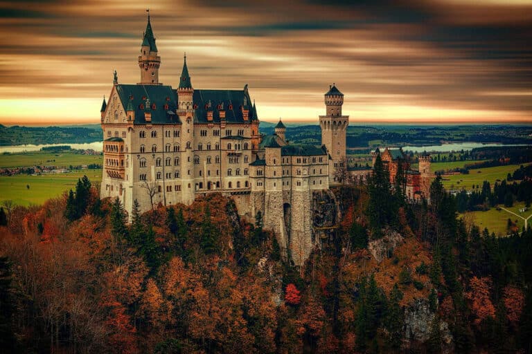 Bavaria, Autumn, architecture, neuschwanstein, castle, fairytale castle, king ludwig, bavaria, old, feet, landscape, nature, fall, outlook, castle, castle, castle, castle, castle, fall, fall