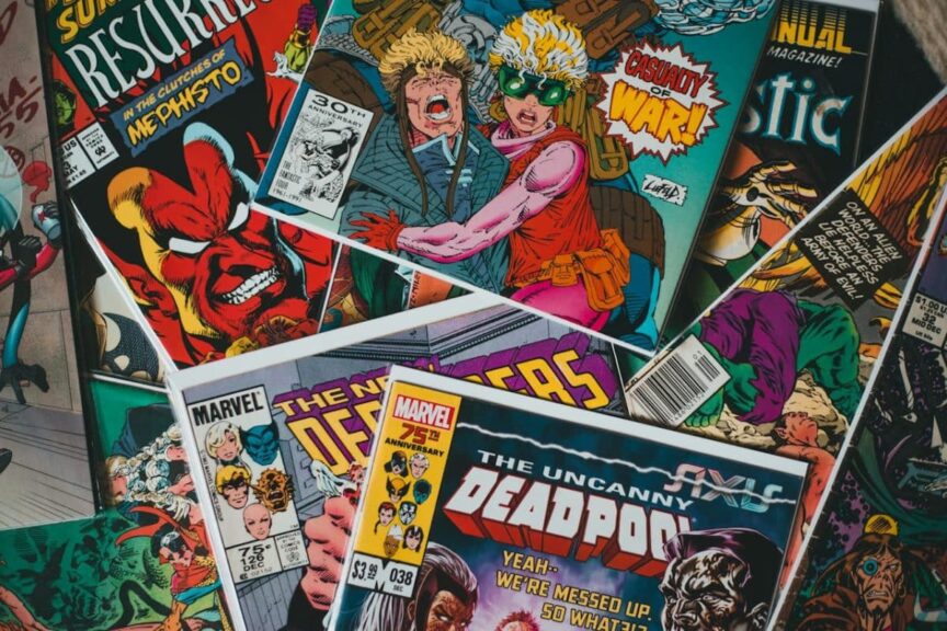 Pile of comic books, comics, Marvel Knights Punisher
