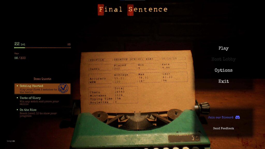 Final Sentence