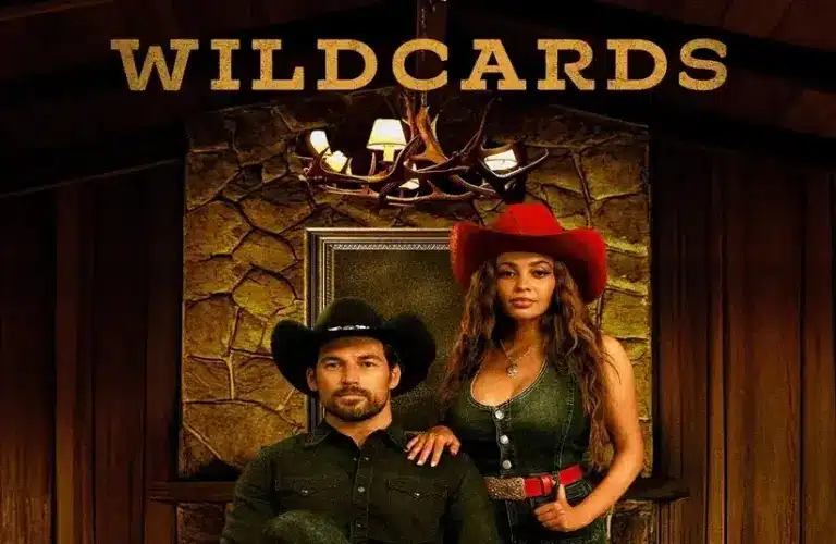 Screenshot of a promotional image for the CW TV Series Wild Cards