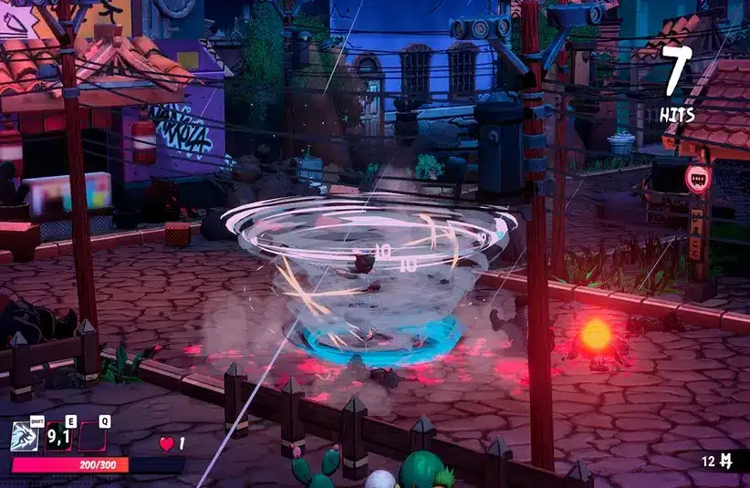 Screenshot of Mexican Ninja gameplay