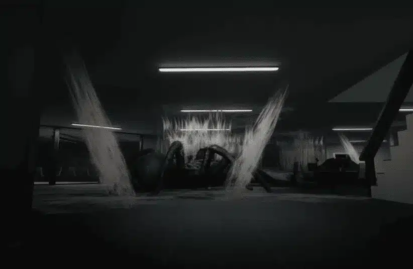 The Huntsman, Creature Feature, massive spiders, hunting, Atherton Labs, OnTheHouse Studios, Ten Imaging, Tarantula, Episode 4, webbing the area