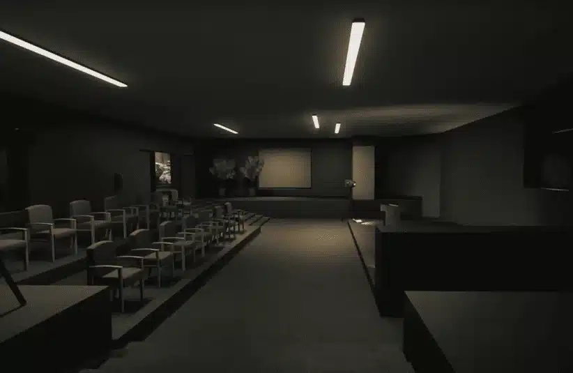 Huntsman, massive spider, survival Horror, Creature Feature series, Episode One, Atherton Labs, office space