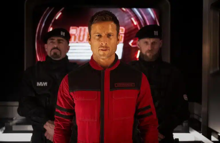 Glen Powell in The Running Man (2025)