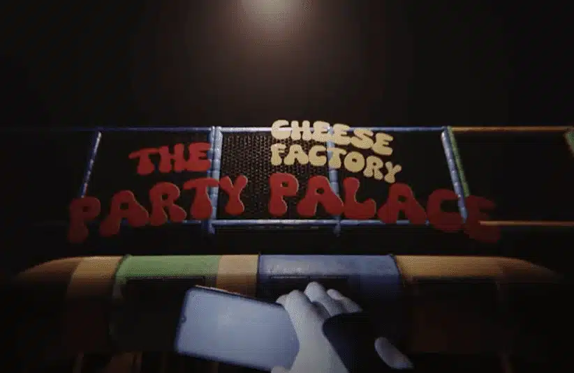 Monterey Jack, mascot horror survival game for 2026, The Cheese Man killer, first person POV, Dangerousbob Studio, Steam demo, Cheese Factory Party Palace