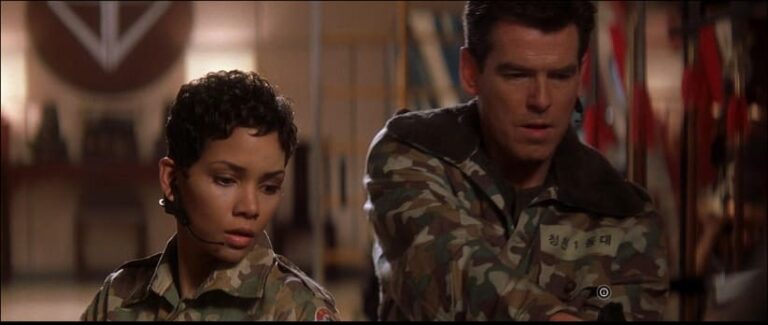 Pierce Brosnan and Halle Berry in Die Another Day (2002), Director Lee Tamahori
