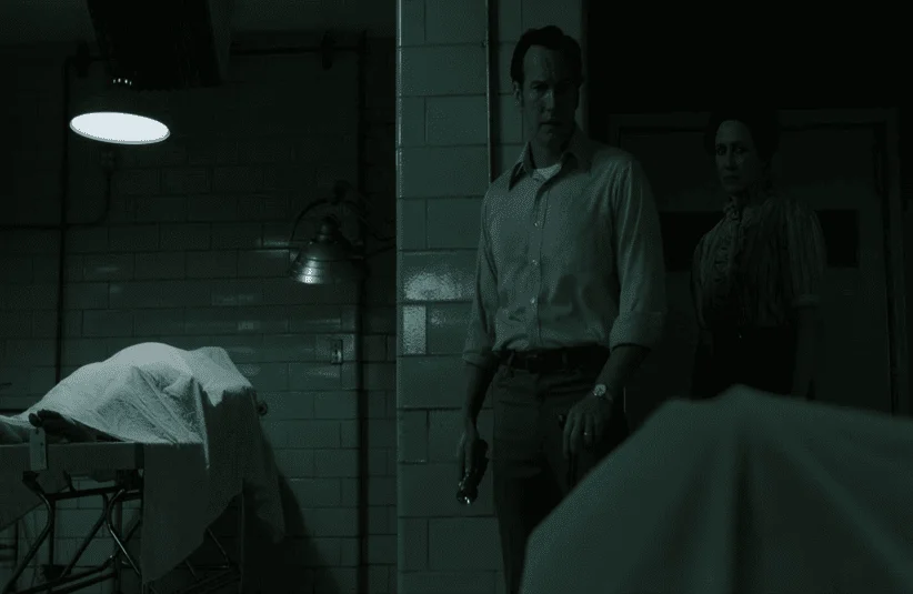 The Conjuring Franchise, The Conjuring The Devil Made Me Do It, The Warrens are in a morgue, The Conjuring Prequel will be before this case.