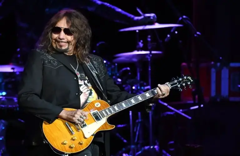 July 22, 2017; Hollywood, FL, USA; Recording artist Ace Frehley performs at the Hard Rock Live. Mandatory Credit: Ron Elkman-USA TODAY NETWORK. KISS