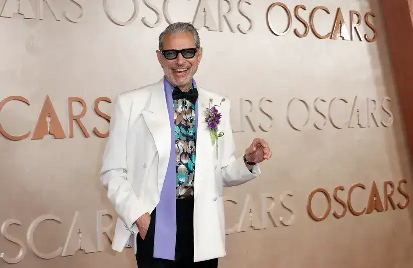 Jeff Goldblum on the red carpet
