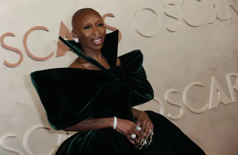 Mar 2, 2025; Los Angeles, CA, USA; Cynthia Erivo at the 97th Oscars at the Dolby Theatre at Ovation Hollywood in Los Angeles on Sunday, March 2, 2025. Mandatory Credit: Dan MacMedan-USA TODAY