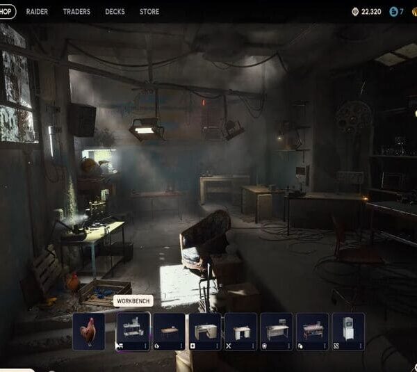 ARC Raiders workbench/ weapon crafting