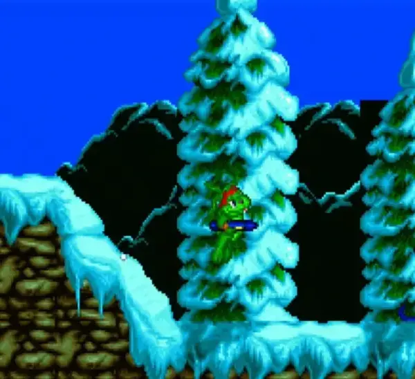 Jazz Jackrabbit: Holiday Hare is one of the best Christmas-themed video games