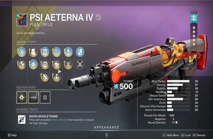 Destiny 2: Renegades Psi Aetern IV