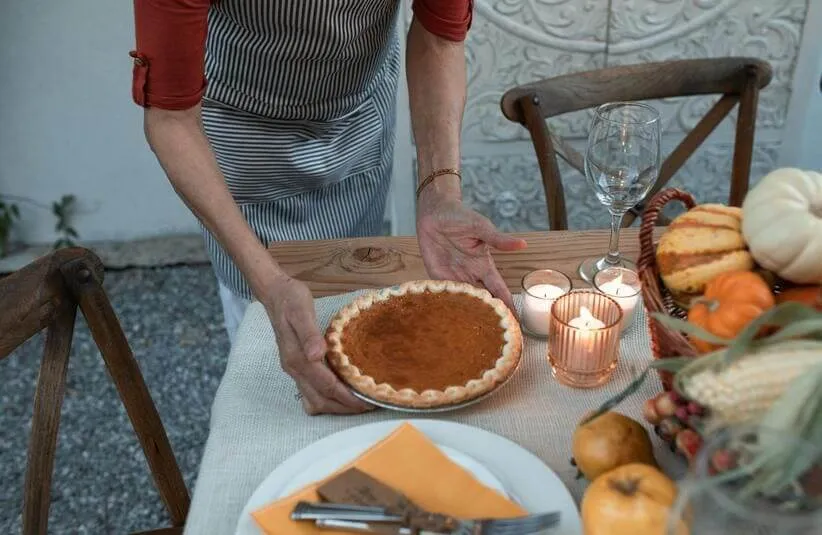 Families gather for pumpkin pie and being grateful. But mostly pie.