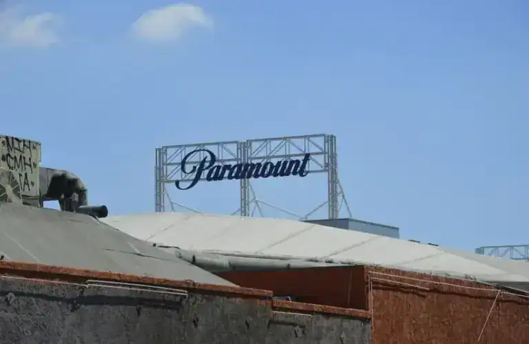 Paramount Studios sign, Warner Bros. Discovery