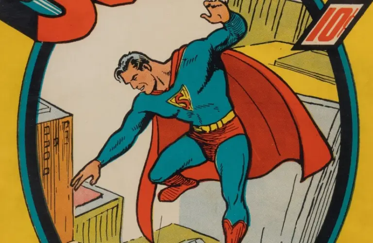 Image of Superman #1 where Superman is flying