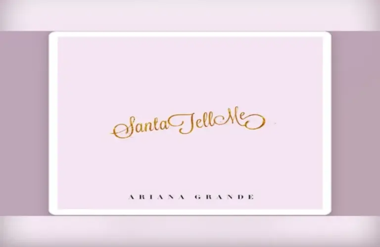 Ariana Grande's Santa Tell Me song cover