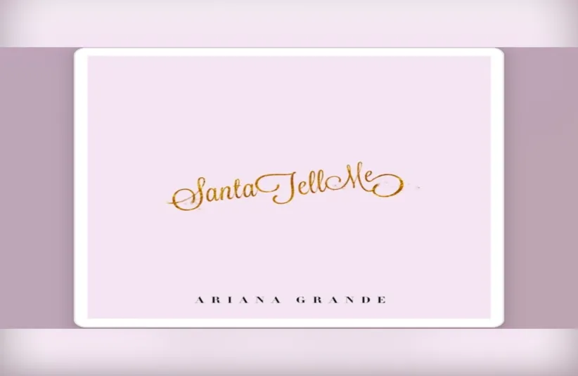 Ariana Grande's Santa Tell Me song cover