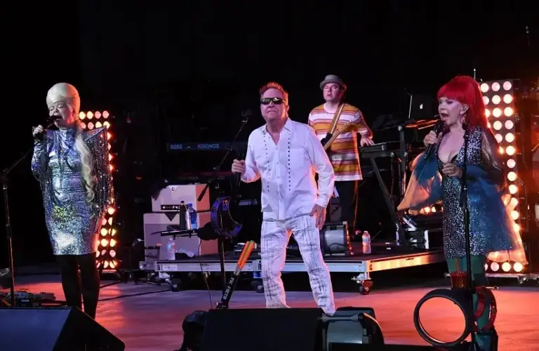 Today's epic earworm is from the B-52s, seen here performing at the Pompano Amphitheatre.