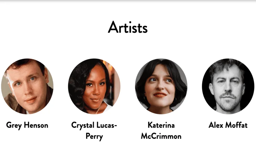 BIGFOOT! A New Musical, an off-broadway production about a Bigfoot musical, comedic show performing in 2026, Grey Henson as Bigfoot, artists, Crystal Lucas-Perry, Katerina McCrimmon, and Alex Moffat