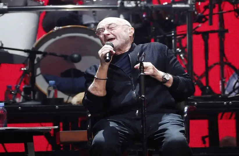 Phil Collins performs during his Not Dead Yet Tour at Talking Stick Resort Arena in Phoenix on Oct. 15, 2019.