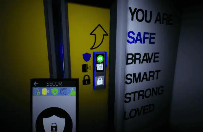 Drink Human Beans, solo dev Last Dissent, dystopian horror survival about a corportation forcing humans through a deadly job hunting trial, coffee machine is the boss AI, smartphone survival tool