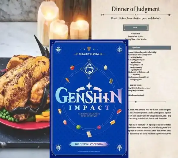 10 Gaming Cookbooks To Bring Your fav game food to life/ Genshin Impact Official Cookbook