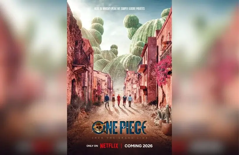 Mackenyu, Emily Rudd, Jacob Romero, Taz Skylar, and Iñaki Godoy in One Piece (2023)