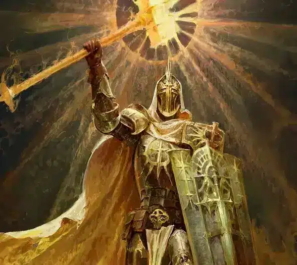 Image of the Paladin Class from Diablo 4