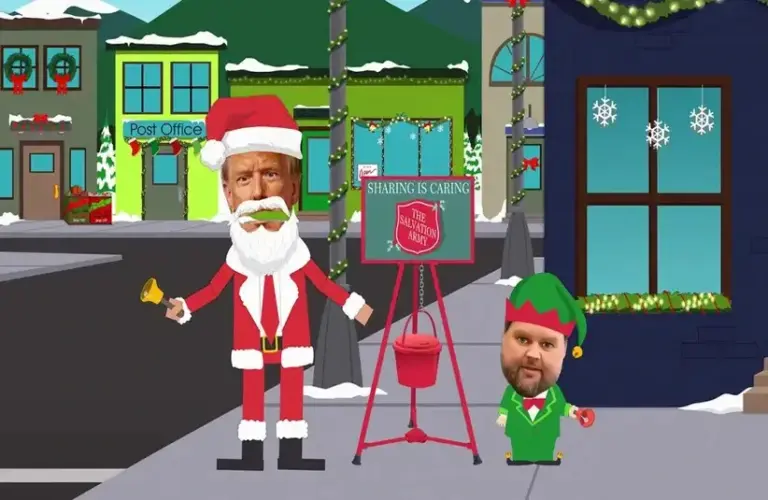 Donald Trump and JD Vance in "South Park" Season 28 Finale, Episode 5 "The Crap Out"