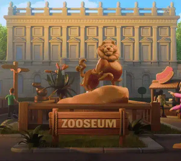 Two Point Museum Zooseum, animal zoo simulator, rescue rehibilitation, breeding, exhibits, Farflung Isles, Lion species. SEGA